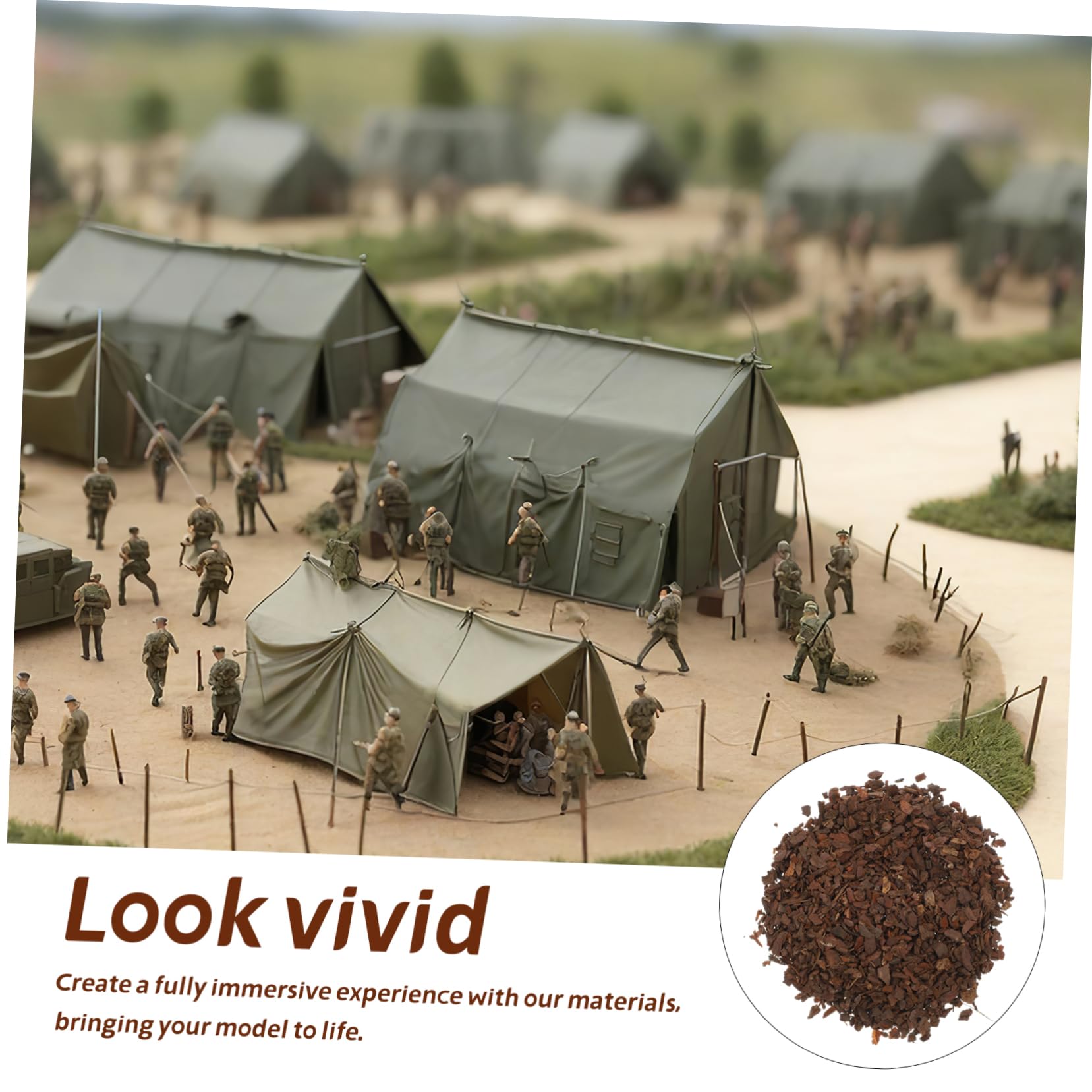 FOYTOKI Handmade Model Materials Natural Bark Material for Realistic Landscape Building