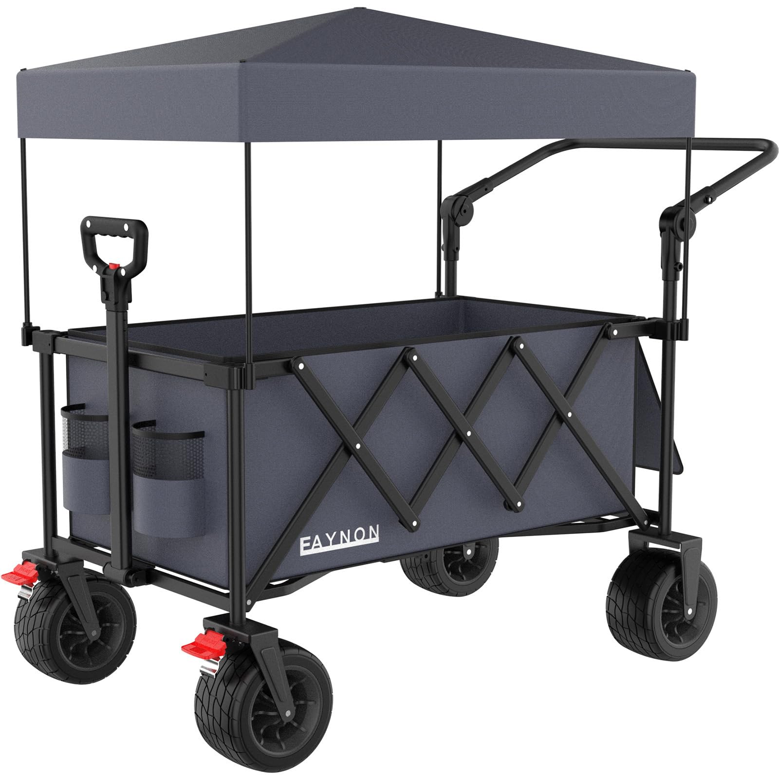 DUENDE　STEEL STORAGE WAGON Little Giant CH-2436-12P-FSD Heavy-Duty Wagon Truck, 24