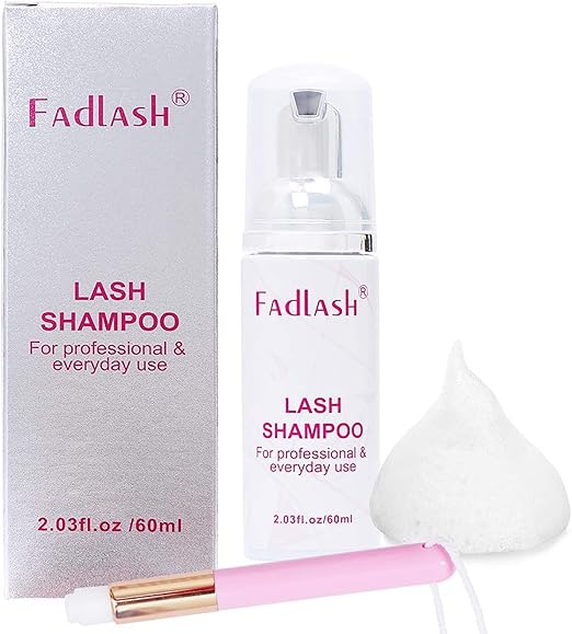 Lash Shampoo for Eyelash Extension 60ml Lash Cleaner Eyelash Shampoo