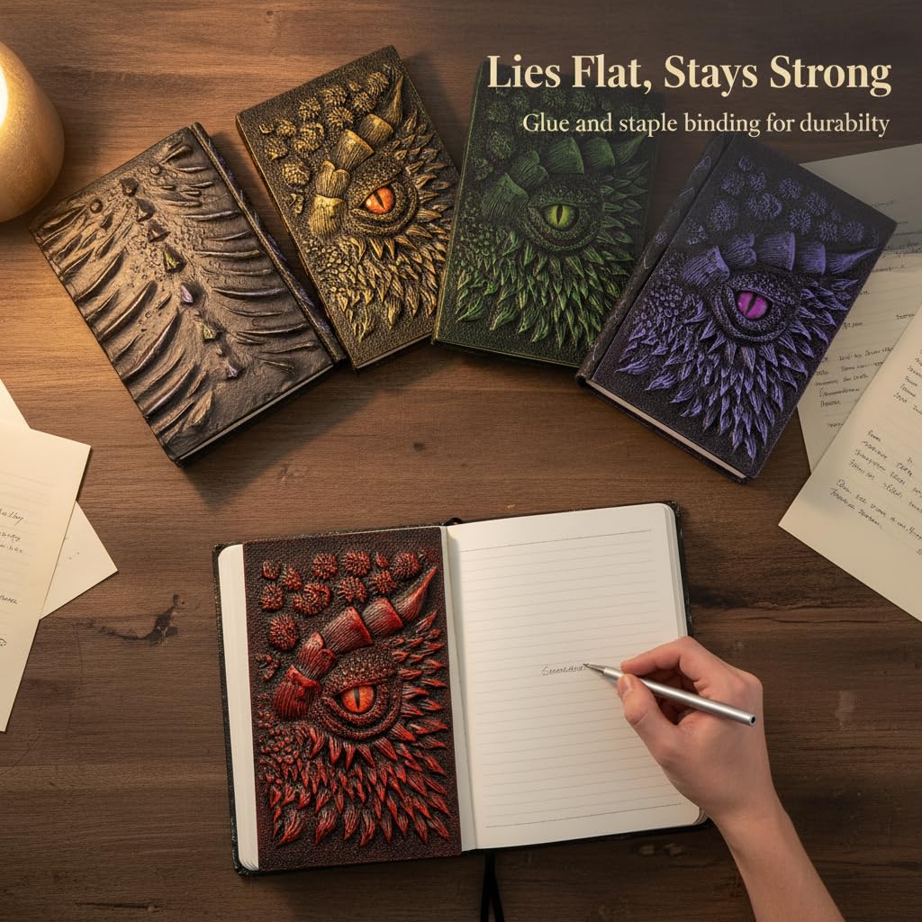 Quaderno con Drago, Notebook 3D, 6 cm