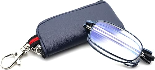 COVESATO Folding Reading Glasses for Men Women Blue Light Blocking Readers with 