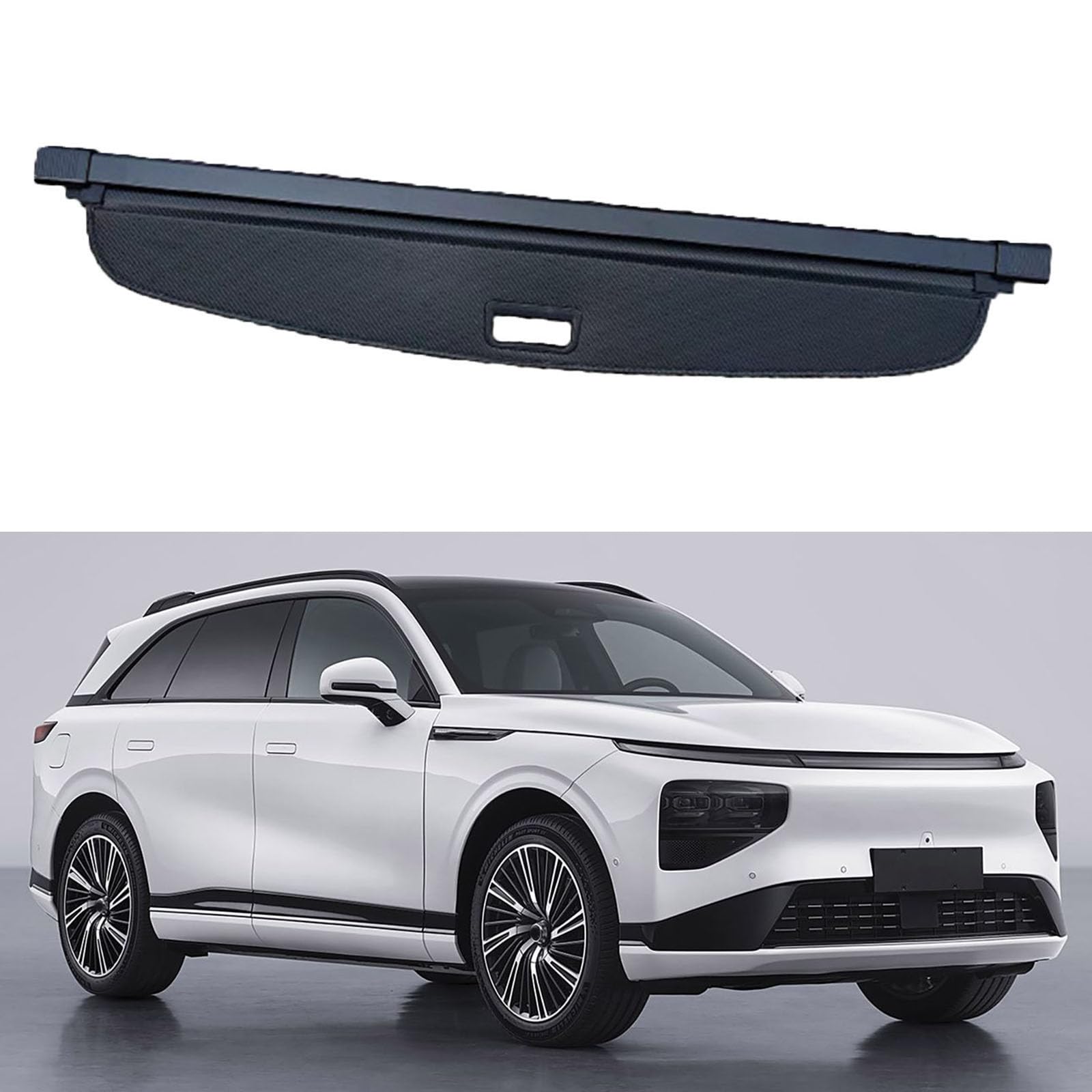 Wjyznb Normal Car Trunk Retractable Cargo Cover,Compatible With Xpeng G9 2022-2026,Load Cargo Cover