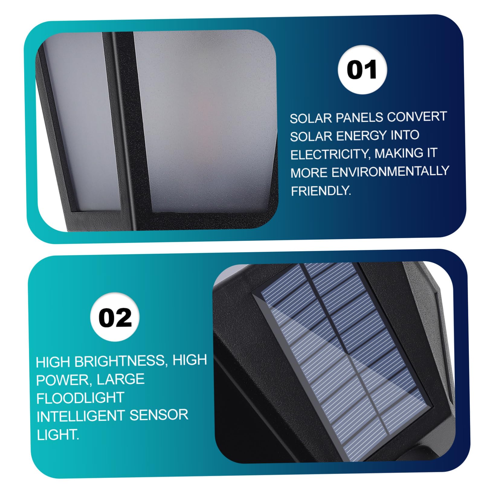 Kisangel Solar Wandleuchte Außen mit Bewegungsmelder LED Beleuchtung Warmweiß Ip55 aus Abs für Garten Terrasse Hof und Flurbeleuchtung