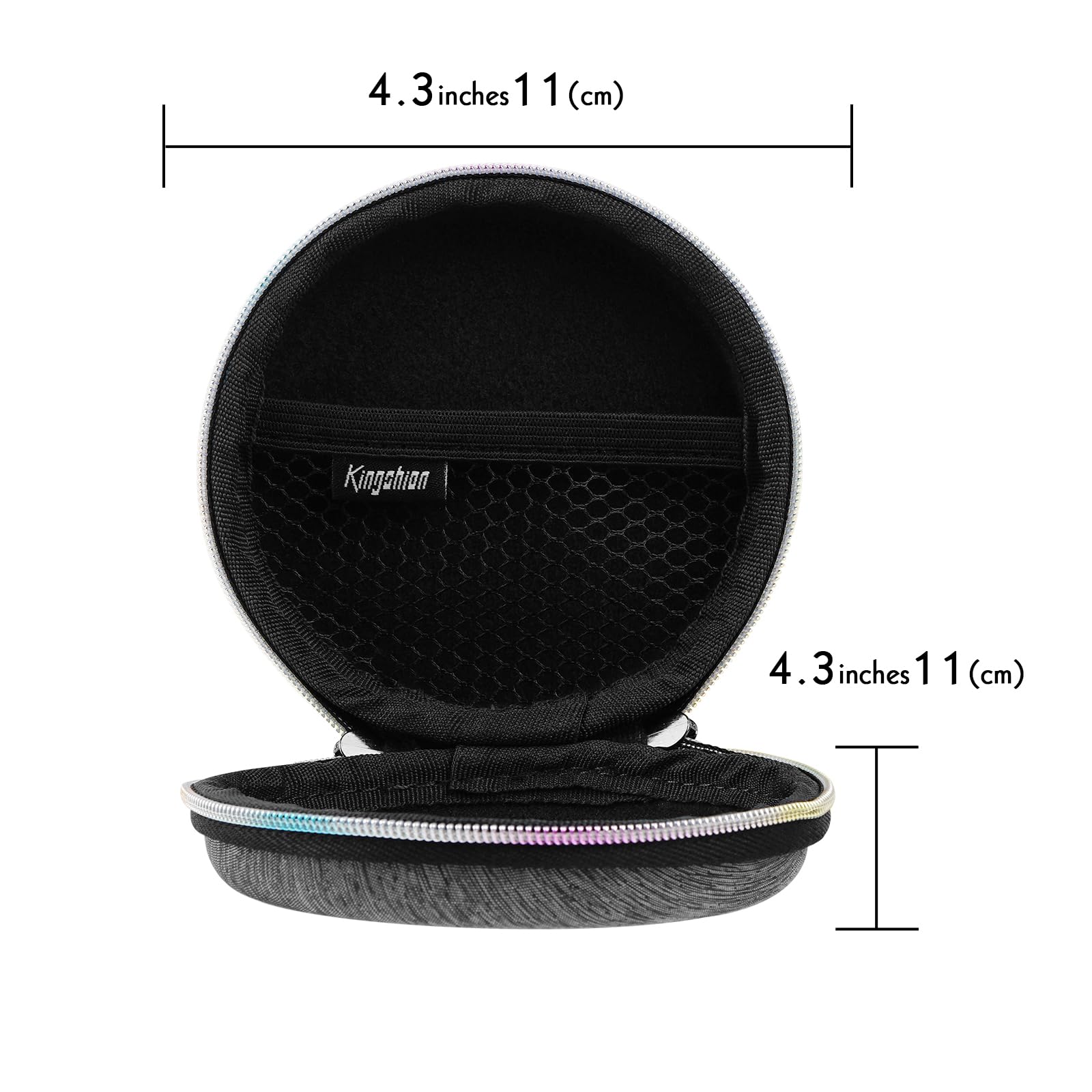 Kingshion Mini Shaver Carry Case, Small Electronic Organizer Travel Case, Portable Travel Men Carrying Small Storage Pouch Zipper Bag for Electric Shavers