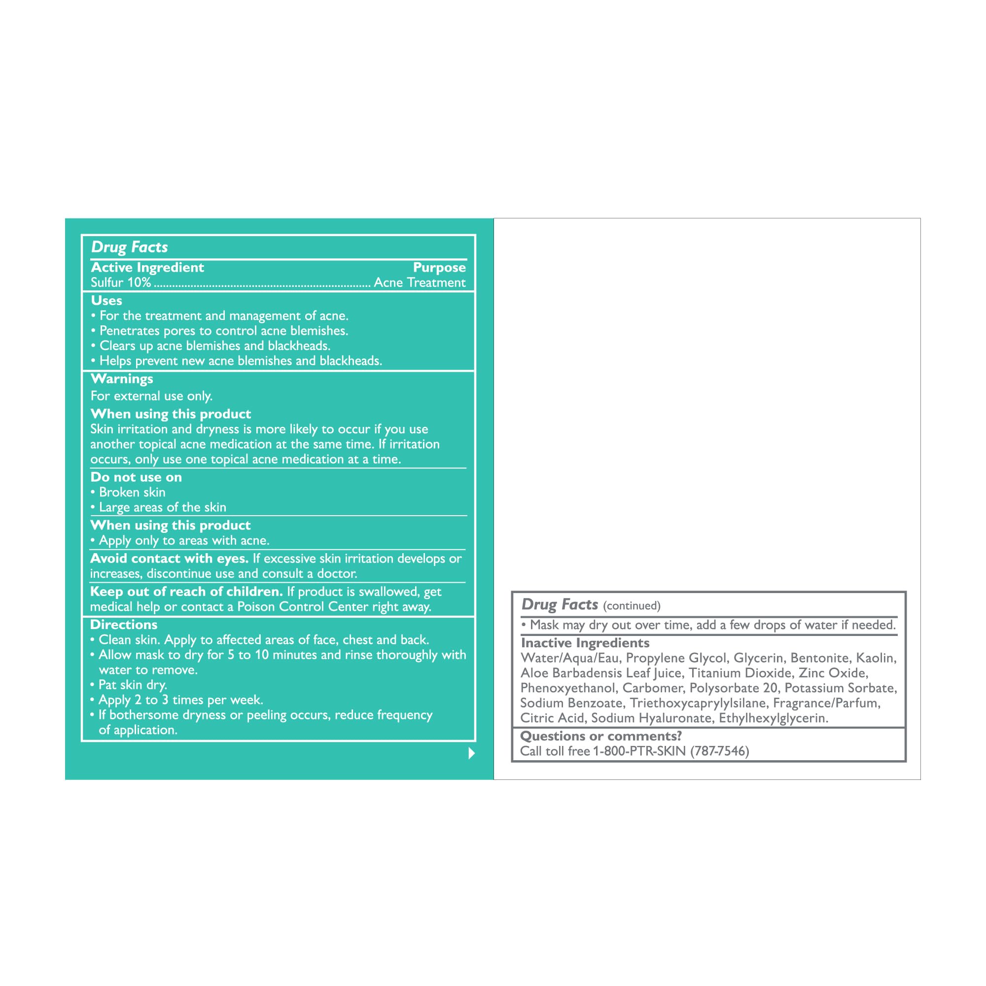 Peter Thomas Roth Even Clearer Therapeutic Sulfur Mask