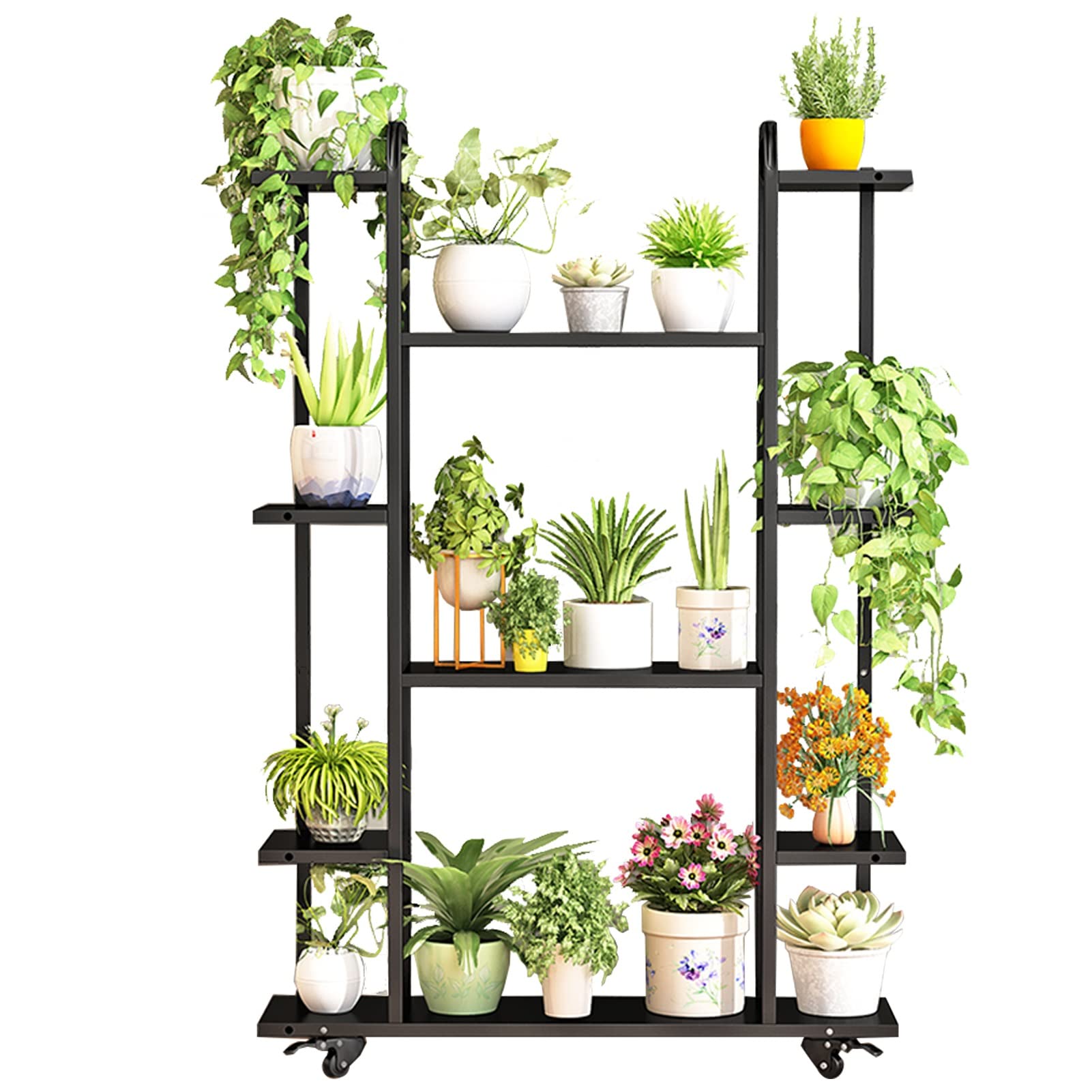 Support pour plantes pour éviter l'encombrement au sol et étagère de salon