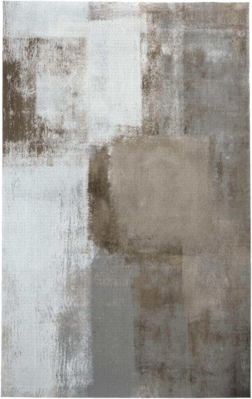 Brown Grey and White Kitchen Towels Dish Cloths,2 Pack Absorbent Quick Dry Abstract Modern Art Painting Style Dish Towels with Hanging Loop,Decorative Hand Towels for Kitchen Tea 16"x26" - Image 2