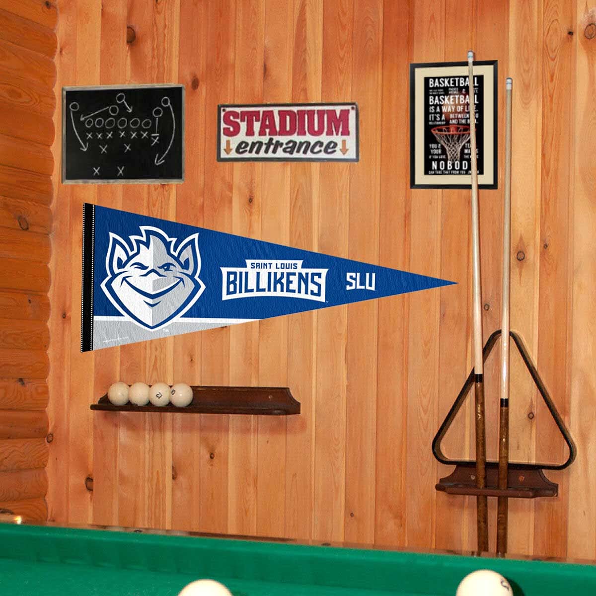 College Flags & Banners Co. St. Louis Billikens Pennant Full Size Felt