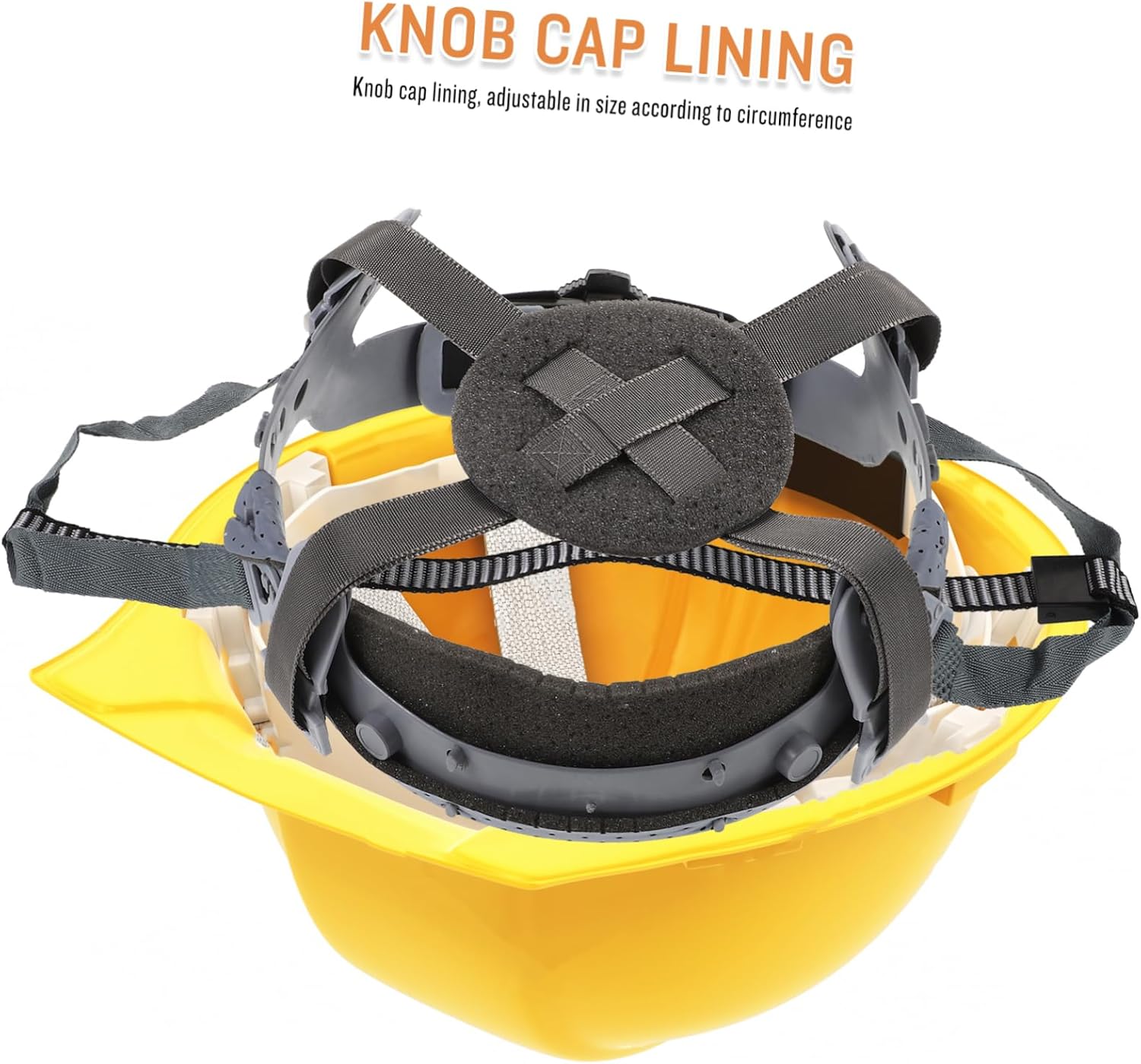 ARTIBETTER ハードハットサスペンションライナー交換用 - 建設ヘルメット用4点調整スウェットバンド、通気性があり快適な安全