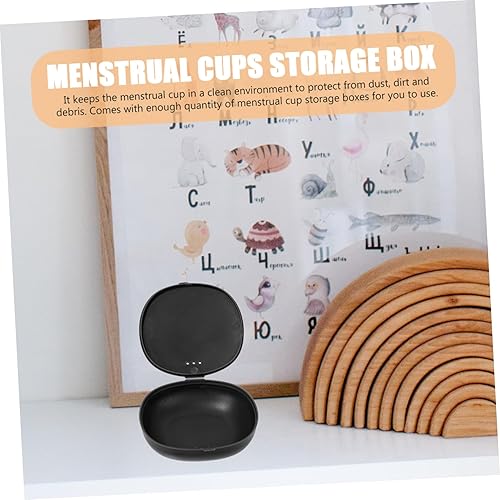 Miniatura 9 de Esterilizador 2 unids caja de disco de período Diva Cup Cleaner Holder Reutilizable Menstrual Cup case Menstrual Cup Packing case Menstrual Cup
