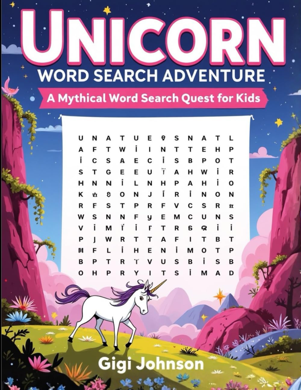 Unicorn Word Search Adventure: A Mythical Word Search Quest for Kids Ages 8-12
