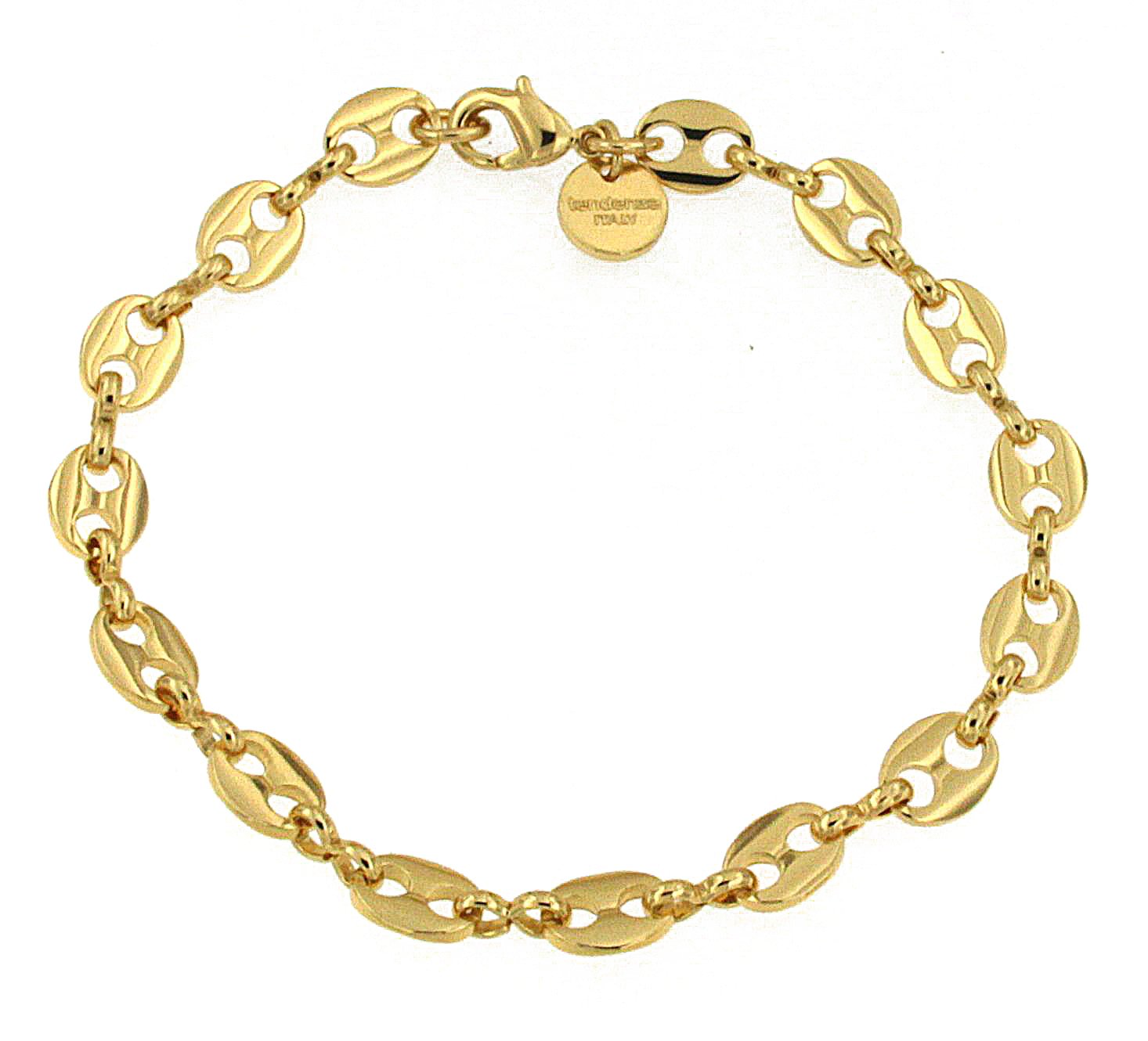 Bracelet grain de café or 7mm le cadeau idéal pour marquer les esprits