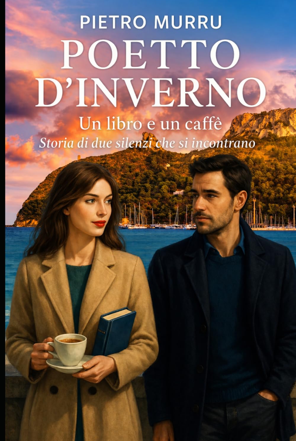Poetto d'inverno, un libro e un caffè: Storia di due silenzi che si incontrano.