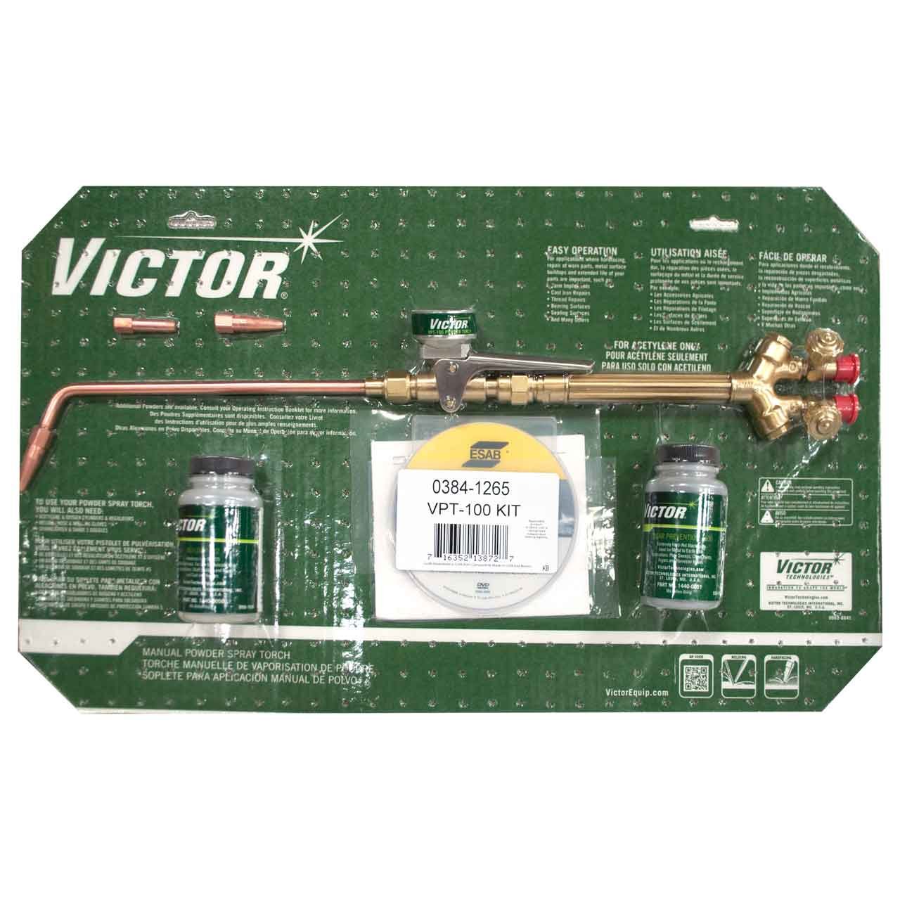 Victor 0384-1265 VPT-100 Powder Spray Torch Kit: Curling Brushes