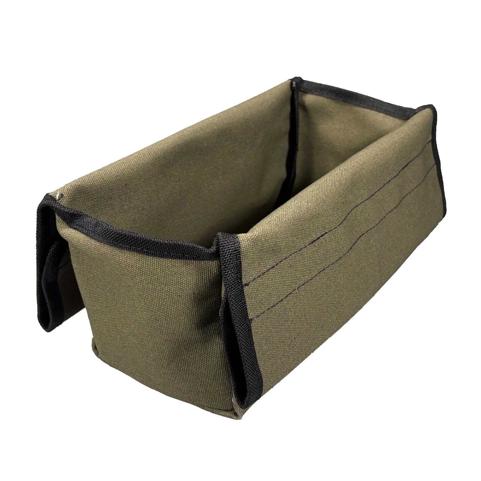 Alloneslife Ladder Mounted Tool Bag 16A Canvas Work Pouch With Hand Strap For Convenience To Use Reinforced Antislip Buckles Ladder Tool Owner