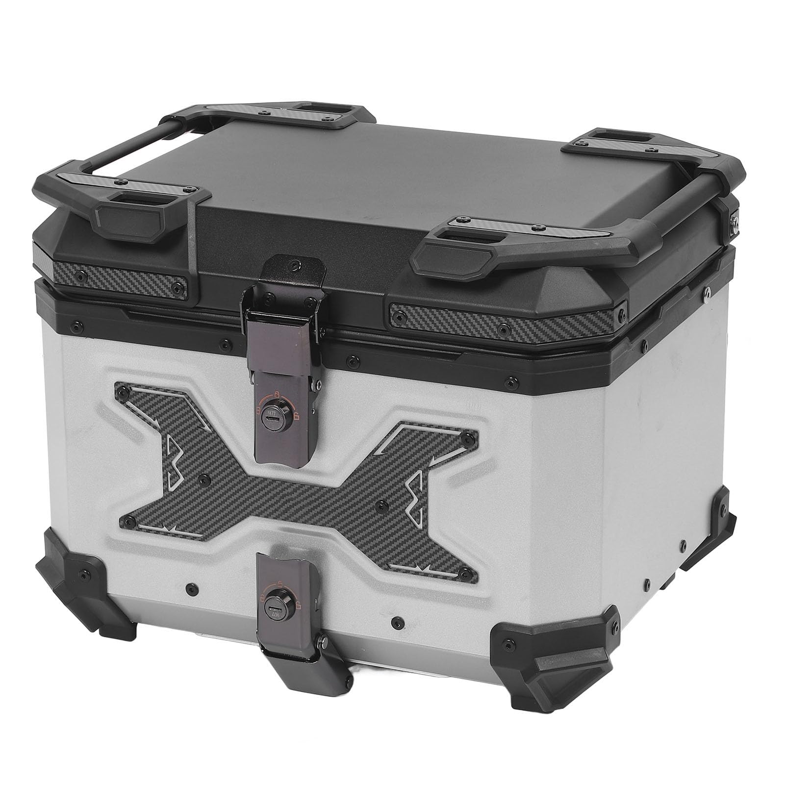 Shockproof Motorcycle Trunk Aluminum Alloy 45L Top Case for