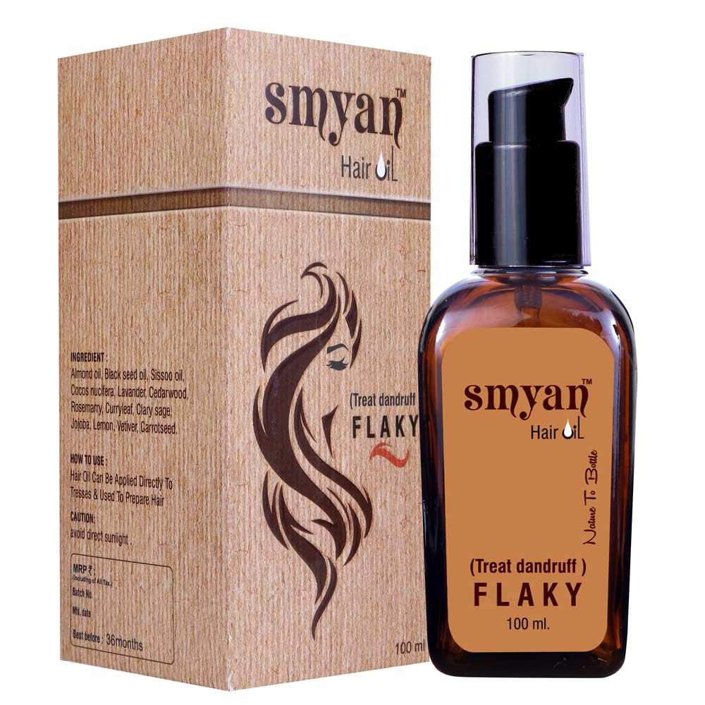 Buy Smyan Dandruff control Hair Oil Natural Formula for Dry