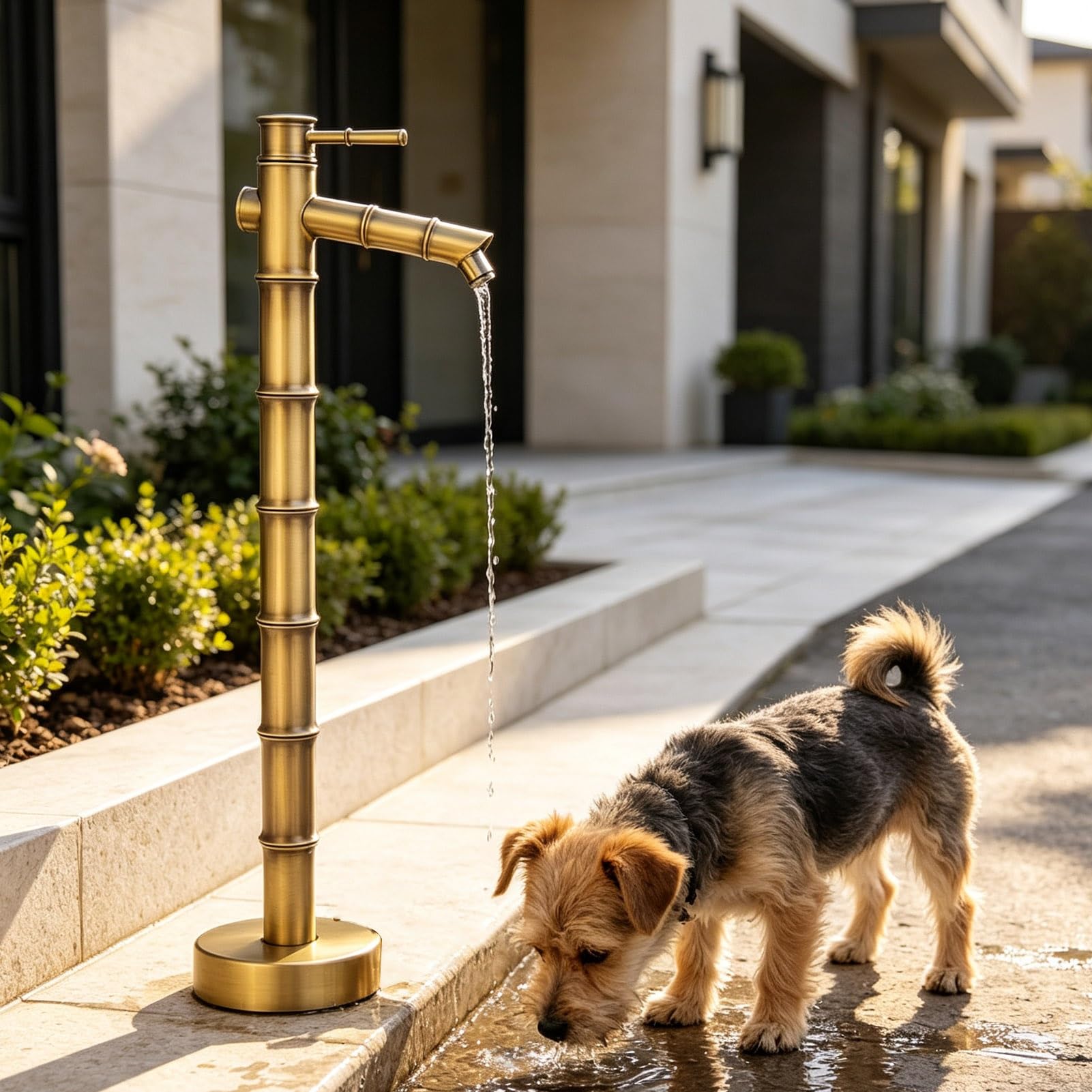 Vertical Yard Hydrant Freestanding Garden Water Column Spigot, Outdoor Tap