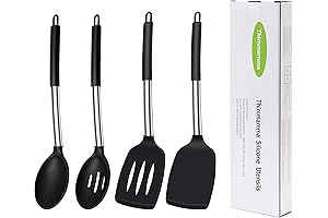 Premium Silicone Mixing Spoons and Spatulas for Enhanced Cooking
