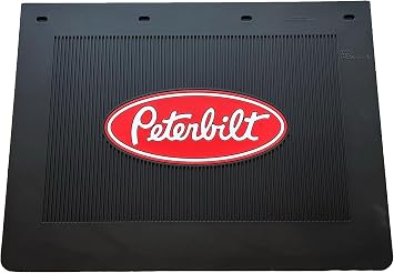 Peterbilt PACCAR Motors 24" x 18" x 1/4" Heavy Duty Rubber 1160B Semi Truck Mud Flap-Single MUD Flap