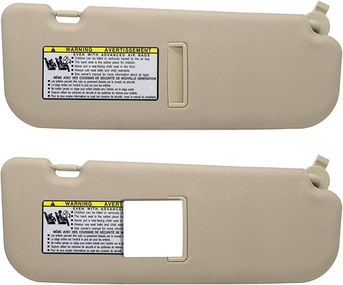 Miniatura 6 de Reemplazo del parasol del lado izquierdo del conductor y del pasajero derecho compatible con Hyundai Elantra 2011 2012 2013 2014 2015 Reemplazo #