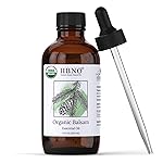 HBNO Organic Fir Balsam Essential Oil - Huge 4 oz (120ml) Value Size - USDA Certified Organic Fir Balsam Oil, Perfect for Aromatherapy, Soap Making, DIY, Fragrances, Diffuser