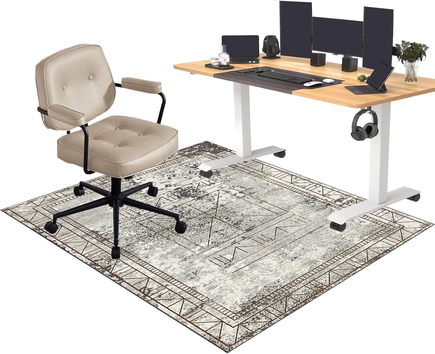 180 x 230 cm Heavy Duty Office Chair Mat for Hard Floors Gaming Chair