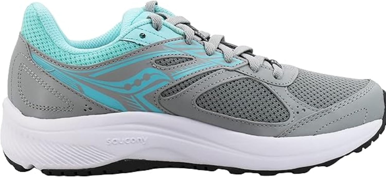 Saucony Women's Cohesion 14 Sneaker, Fog/Paradise, 11.5 - Image 2