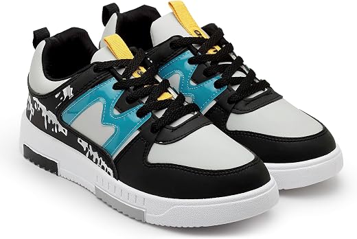 ASIAN Men's TARZAN-03 Casual White Sneaker High Neck Shoes for Men I Walking & Gym Shoes for Boys with Lightweight Extra J...