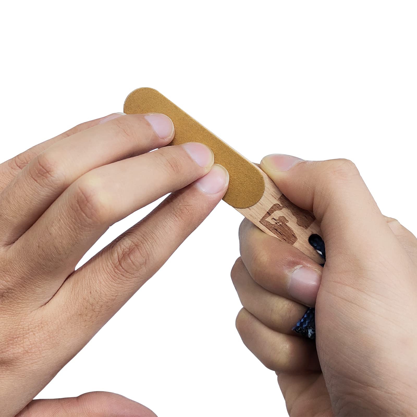 Dos Piedras de Doble Cara para Mano y Dedo