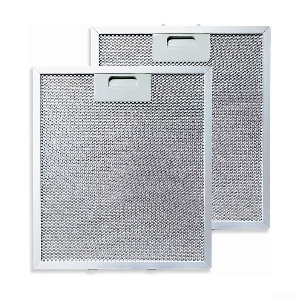 Filtro Per Cappa Da Cucina In Alluminio 30,5x26,7x0,9 Cm – 5 Strati Antigrasso, Facile Da Pulire E Sostituire, 2 Pezzi