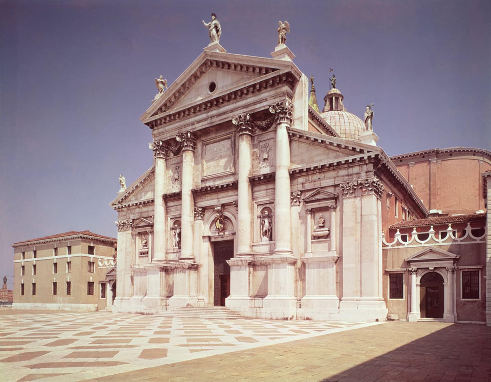 Impression sur toile de la façade par Andrea Palladio haute finition
