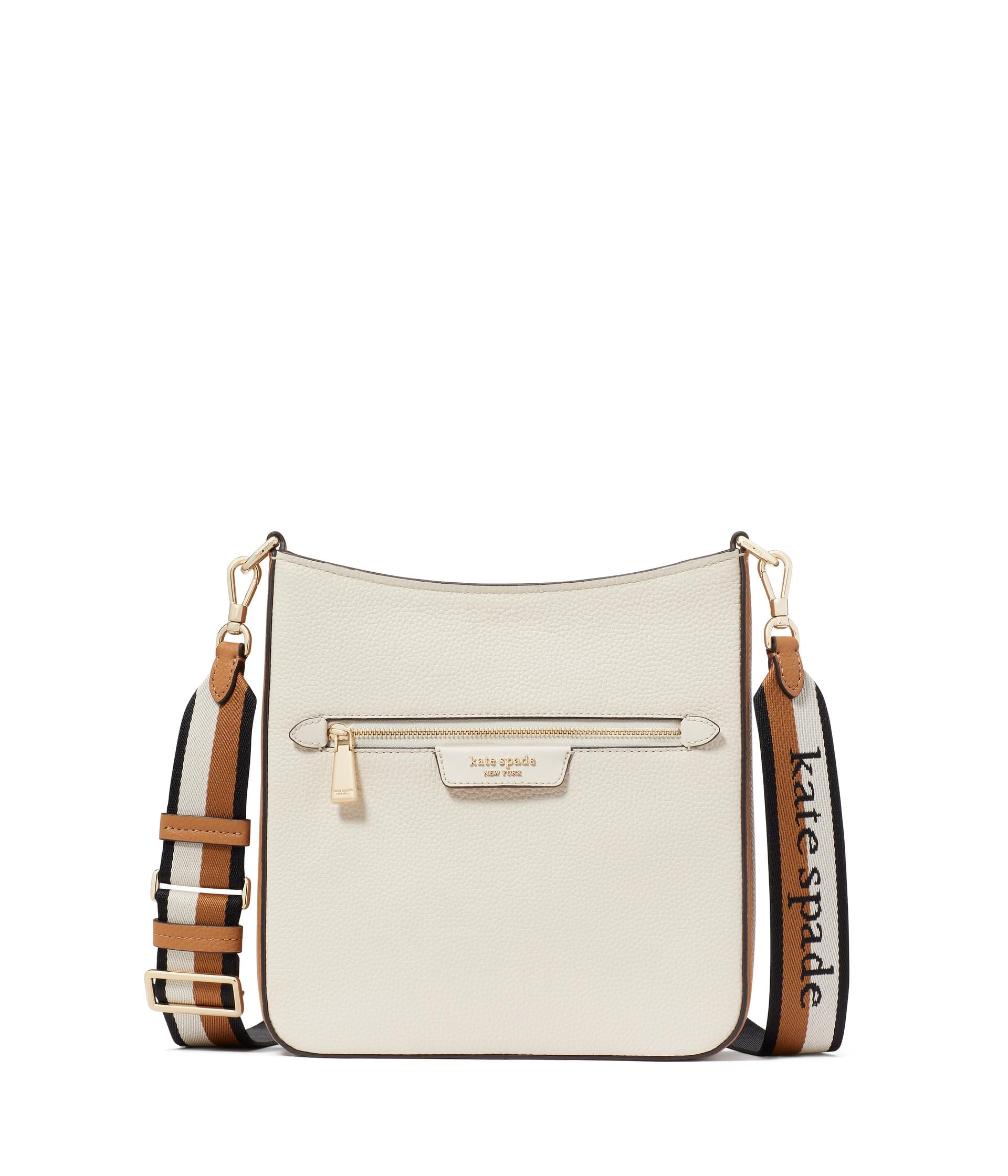 Kate Spade Hudson Pebbled Leather Large Messenger Crossbody