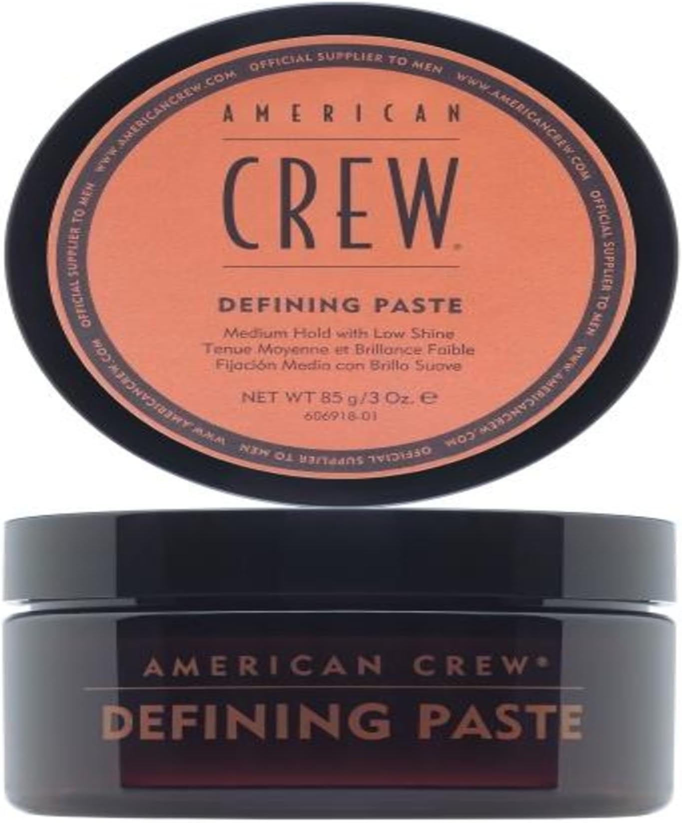 American Crew Defining Paste With Medium Hold & Low Shine, Gifts For Men, For Thickening & Texture (85G) Matte Finish, Hair Styling Wax For Men