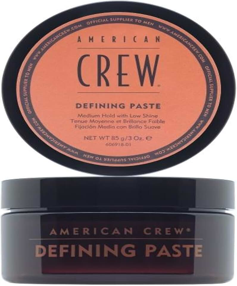 AMERICAN CREW Men's Hair Defining Paste (OLD VERSION), Medium Hold Hair Gel with Low Shine, 3 Oz (Pack of 1)