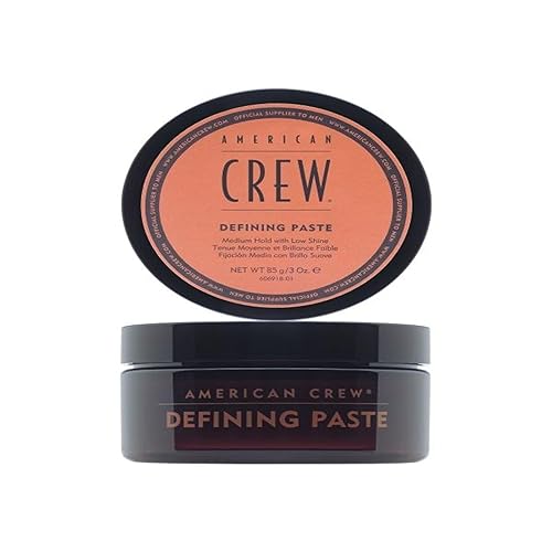 American Crew - Pasta para el cabello para hombre gel de retención media bajo brillo 3 onzas