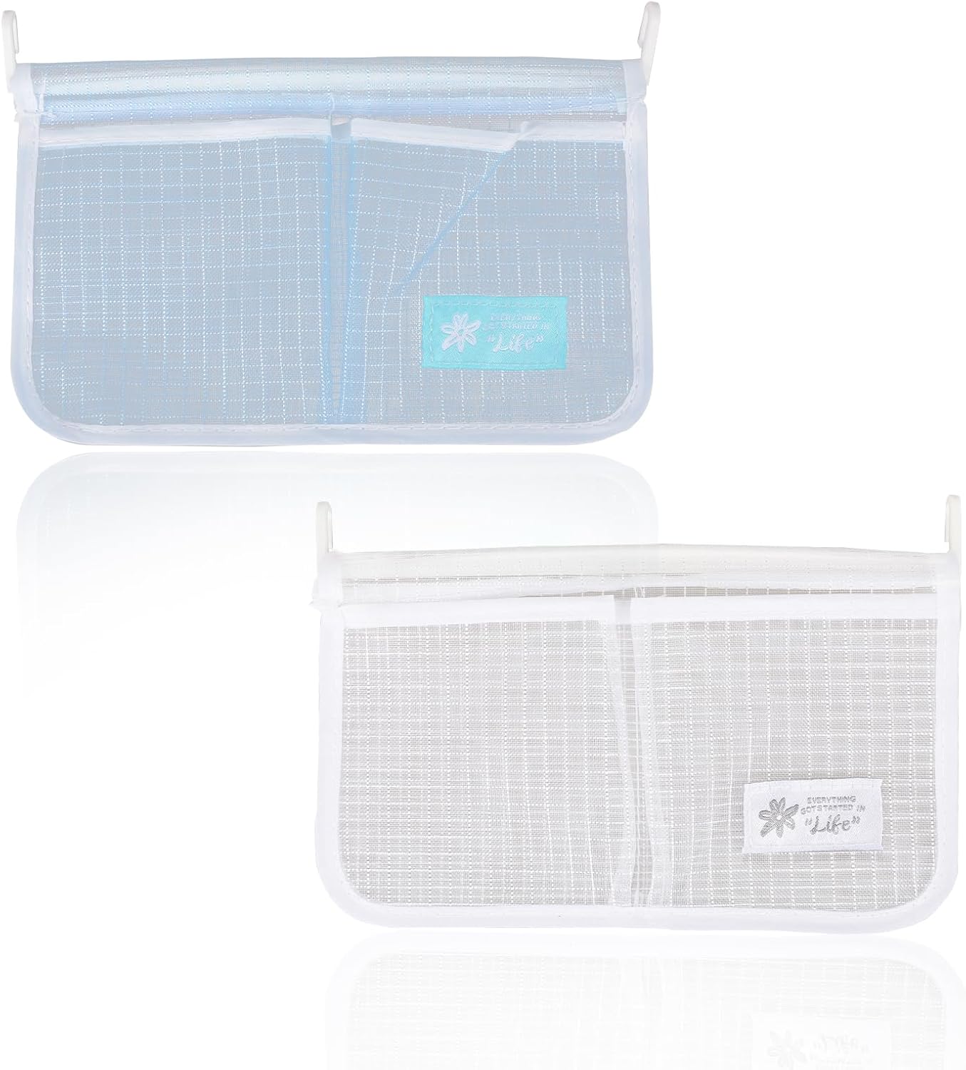 COMNICO 2PCS Fridge Organizer Bag Set, Kitchen Refrigerator Side Door Hanging Bags