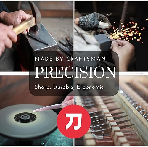 Miniatura 5 de Saki Shears Tijeras de pelo Chsai  Tijeras profesionales de corte de pelo negro mate  hechas de acero japonés  afiladas, duraderas, 5.5 pulgadas