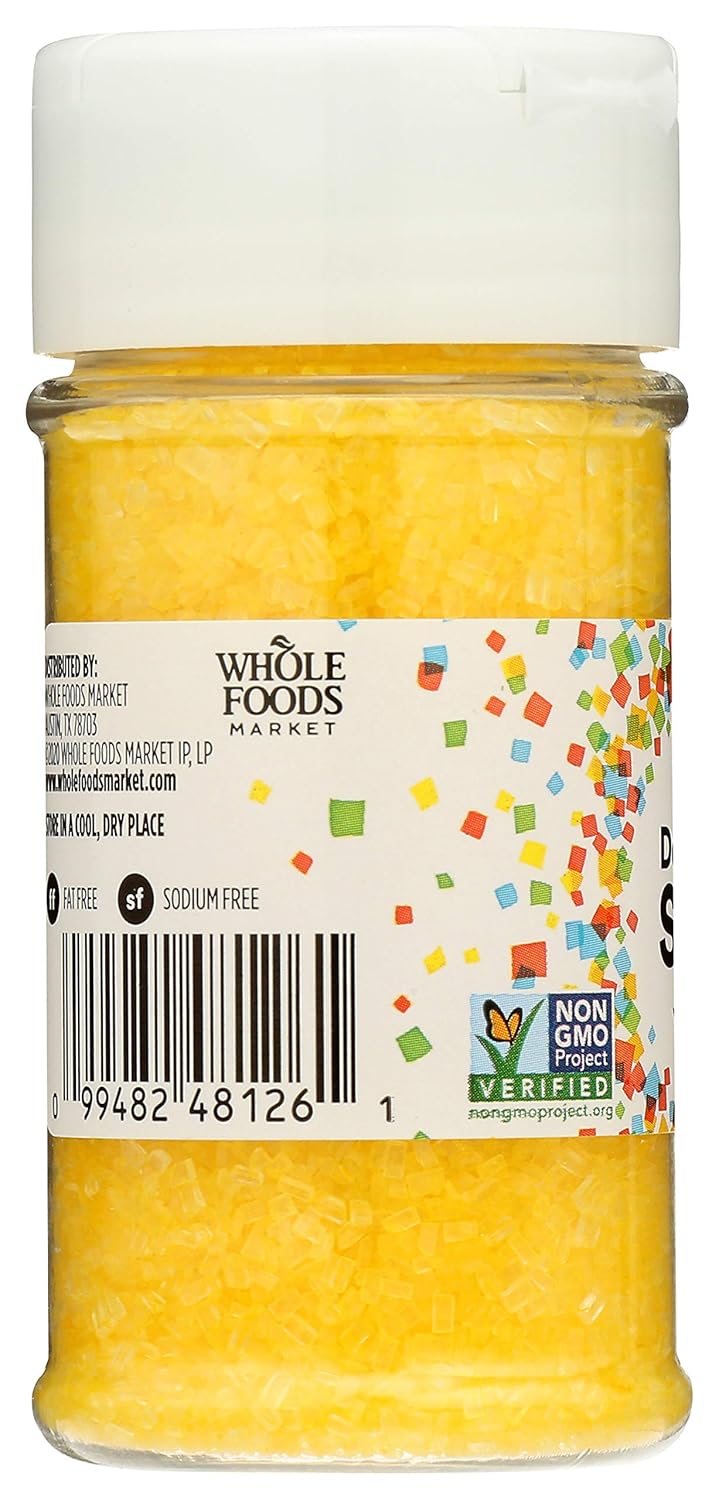 365 by Whole Foods Market, Yellow Decorating Sugar, 3.3 Ounce (Pack of 5) - Image 6