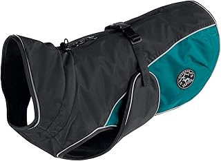 HUNTER Hundemantel UPPSALA COZY, Farbe: anthrazit/petrol, wasser- und windabweisend, wärmendes Innenfutter, reflektierend, optimaler Komfort, waschbar bei 30 °C, für kalte Tage, Größe: 40 product image