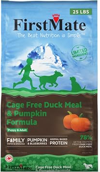 FirstMate - Limited Ingredient Dog Food for Adult Dogs, 25 lb