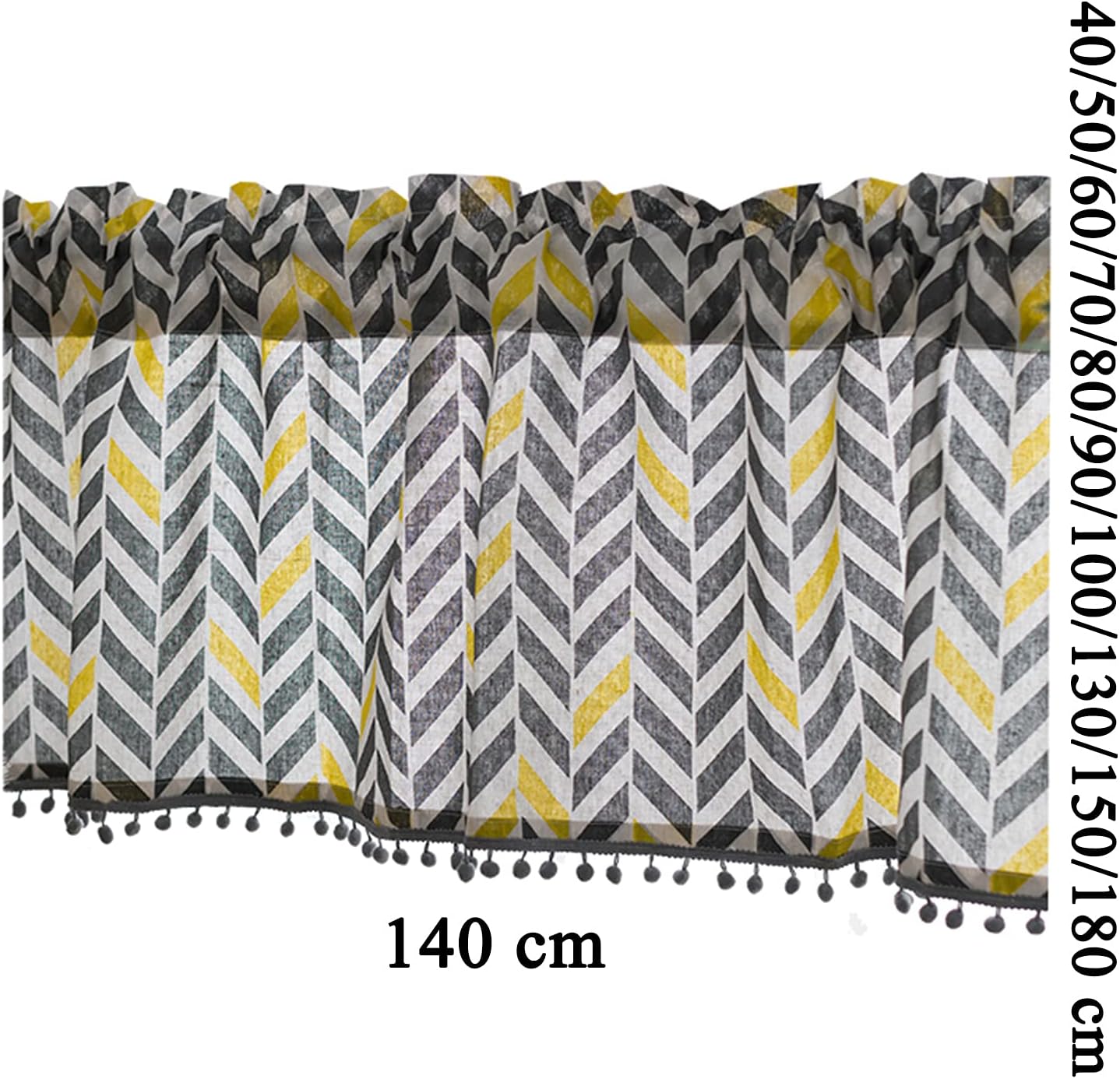 Half Tier Curtains with Valance Kitchen Curtain,Short Curtains for Kitchen Coffee Windows,Cotton and Linen Lace Cafe Curtains,Country Style Bistro Curtain for Kitchen Bathroom Bedroom Living Room