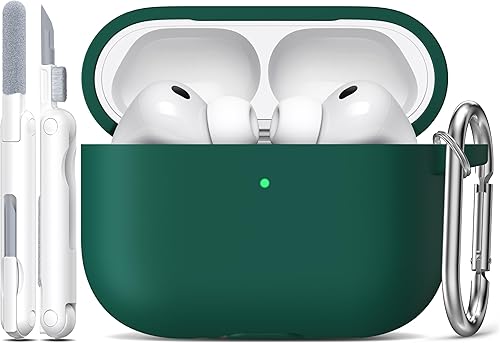 Miniatura 18 de R-fun Funda protectora de silicona suave para AirPods Pro 3 (2025), compatible con Apple AirPods Pro de 3ª generación (cable USB-C) para mujeres y