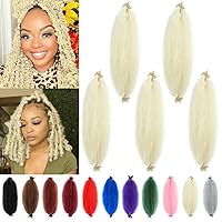 Vista 23 de Extensiones de cabello afro rizado Ginger 12 pulgadas, trenzas Marley de cabello trenzado elástico 350, extensiones de cabello afro rizado y rizado