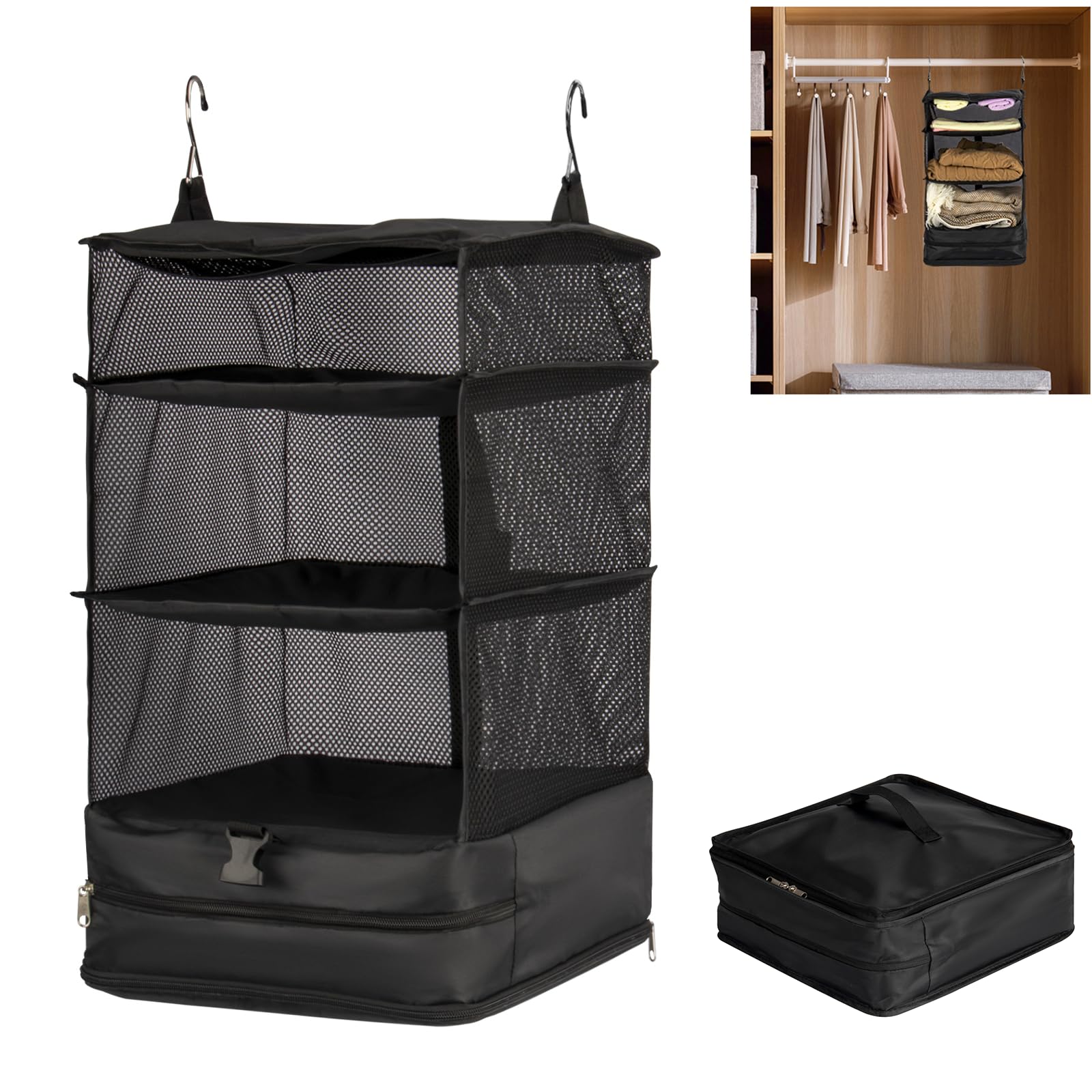 XL 吊り下げ 4段 旅先クローゼット 大容量 トラベル収納 Amazon.co.jp: TABITORA(タビトラ) トラベルポーチ 吊り下げ