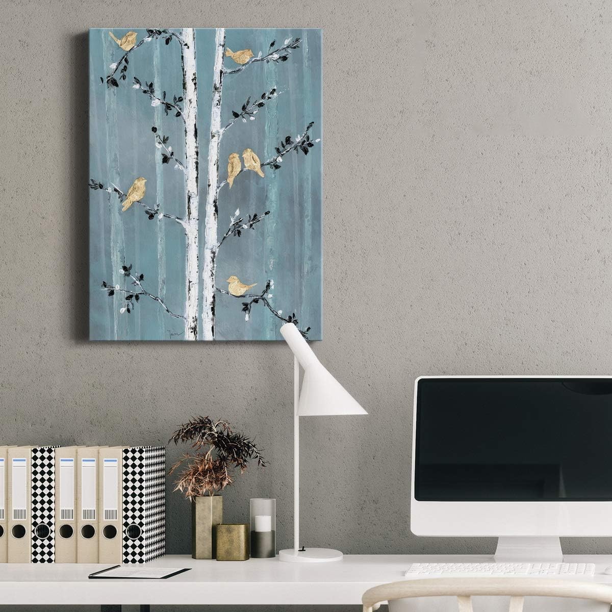 Renditions Gallery Sound of Spring Wall Art, Premium Gallery Wrapped Canvas Decor, Ready to Hang, 12 in H x 8 in W, Made in America Print