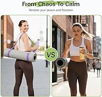 Vista 4 de Slim Panda Yoga Mat Straps for Carrying, Adjustable Yoga Mat Carrier Sling Fits All Mats(Mat Not Included)