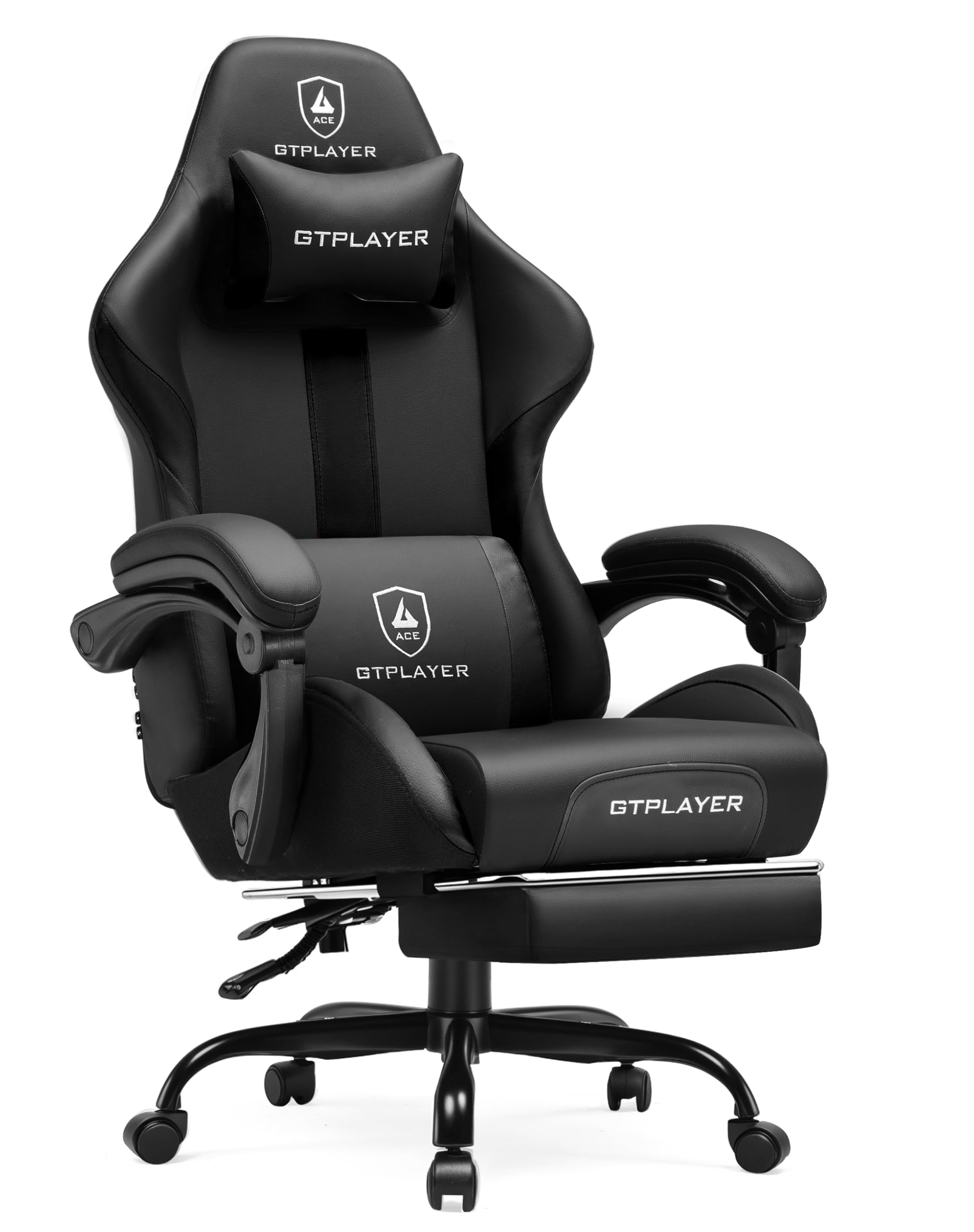 GTPLAYER Gaming Chair with Foot Rest