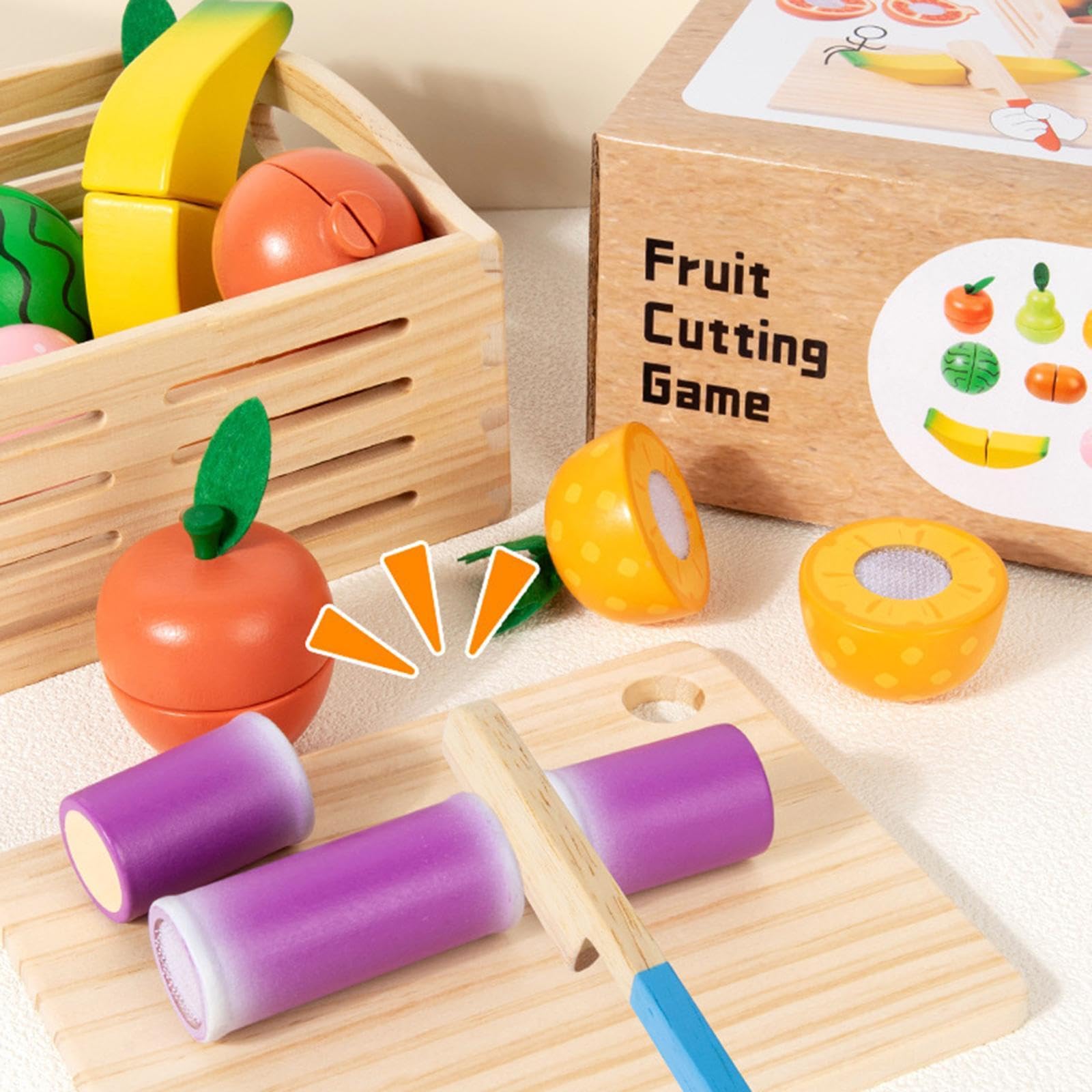 Taglia Frutta In Legno Giocattolo Educativo
