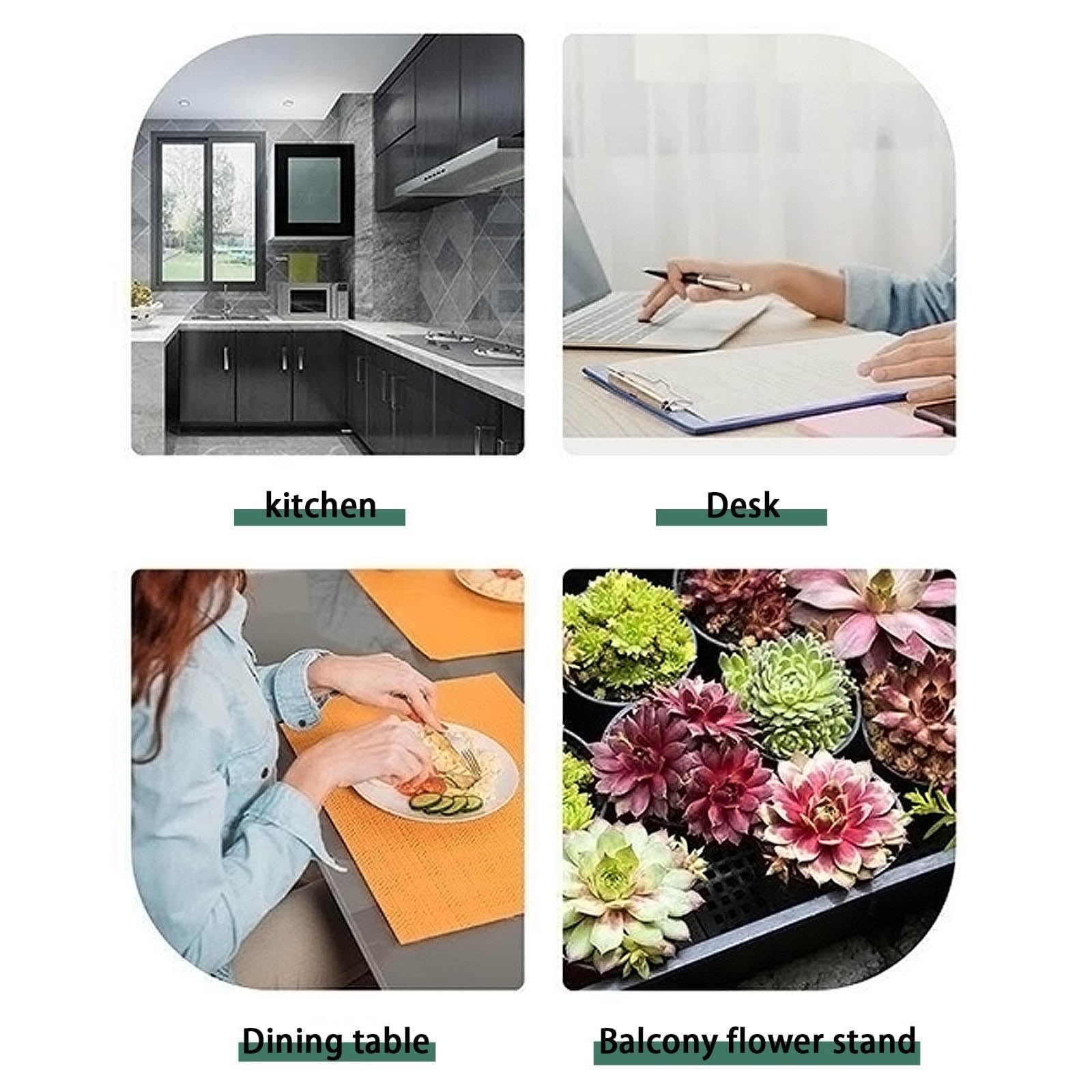 Station de travail informatique en acier inoxydable avec supports métalliques pour cuisine, salle à manger, maison, bar, établi (40 x 30 cm)